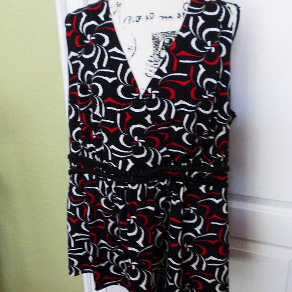 INC Sleeveless V Neck Top 3X - Picture 1 of 5
